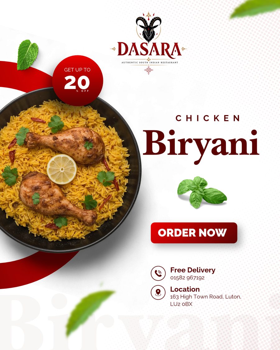 DASARA Chicken Biryani with up to 20% off